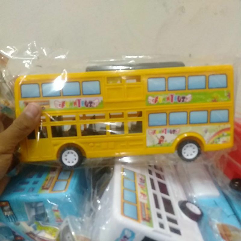 LT 57 - Mainan Bis Sekolah Tingkat Warna Big Bus School Tingkat LT57
