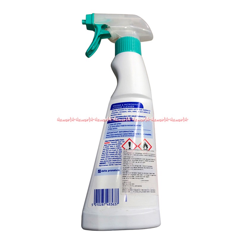 Dr Beckman Fridge &amp; Microwafe Hygine Cleaner 250ml Pembersih Serbaguna Penghilang Bau