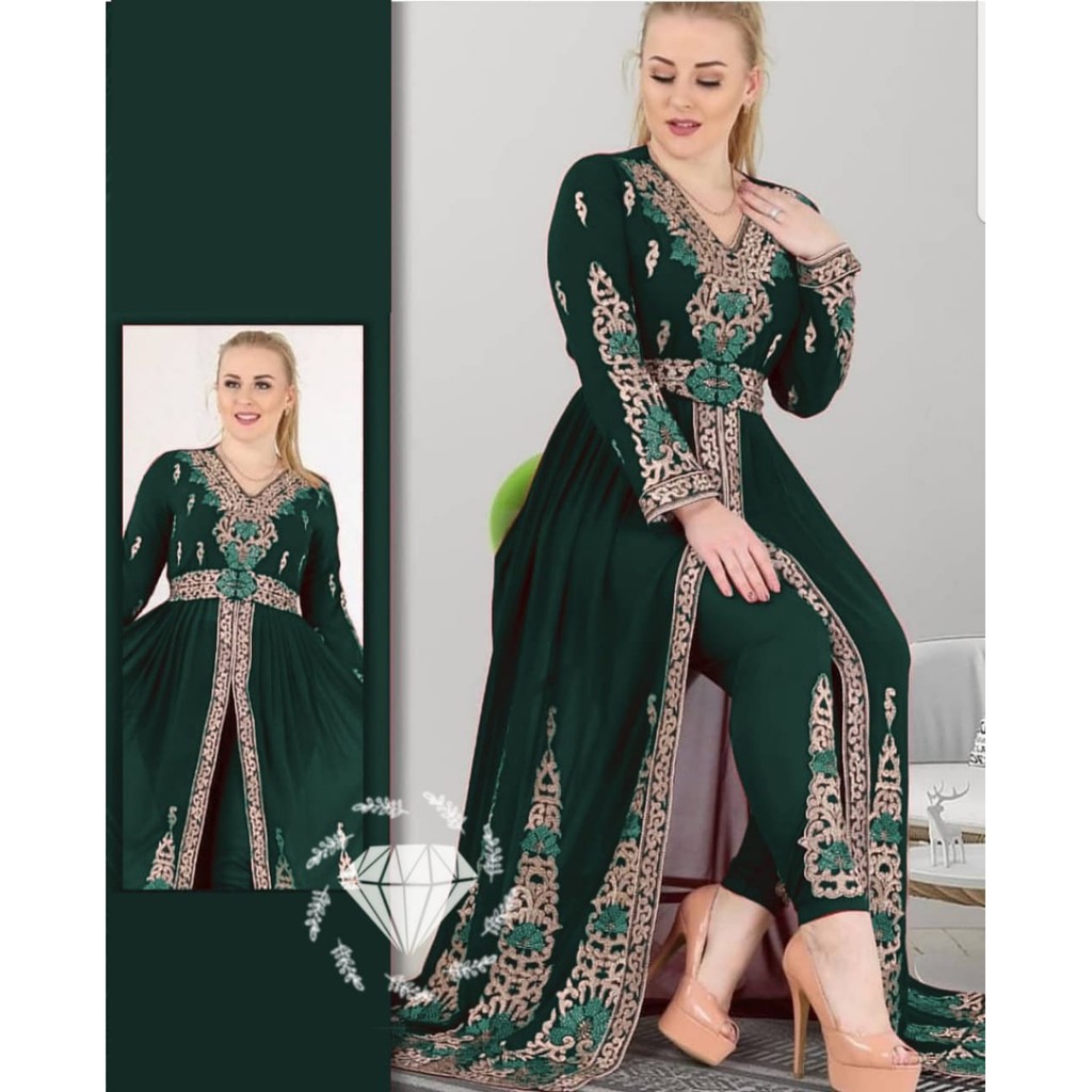 New Gamis syari brokat renda gamis butiq mewah pesta premium sarimbit  baju lebaran terbaru 2022  pr