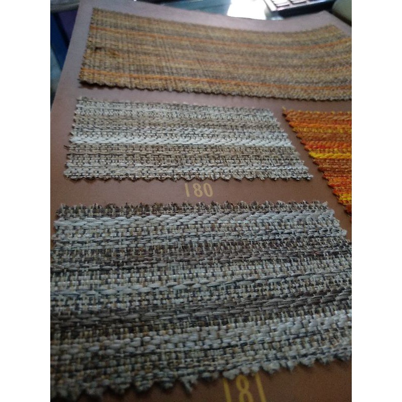 Kain Ateja Sofa Meubel Kursi Fabric Interior Motif Garis Gradasi Vermucol Shopee Indonesia