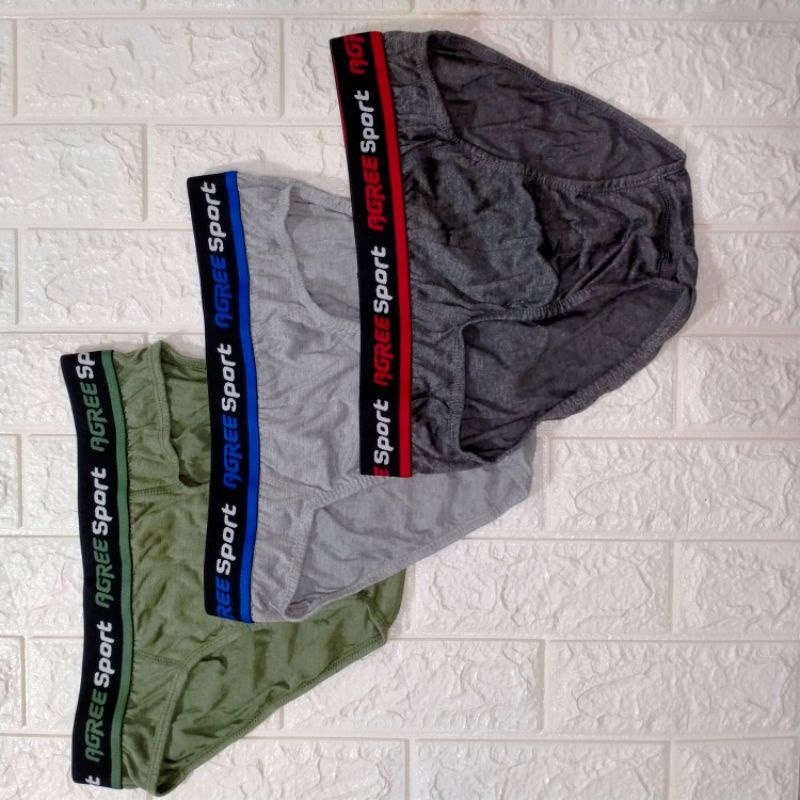 CD AGREE DEWASA OBRAL MURAH CELANA DALAM PRIA DEWASA AGREE SPORT LUSINAN