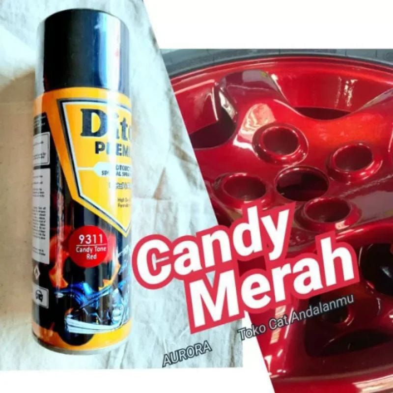 Pilok Pylox Cat Semprot Diton Premium Candy Tone Red 9311 Candy Red Candytone Red Candy Merah Paint 