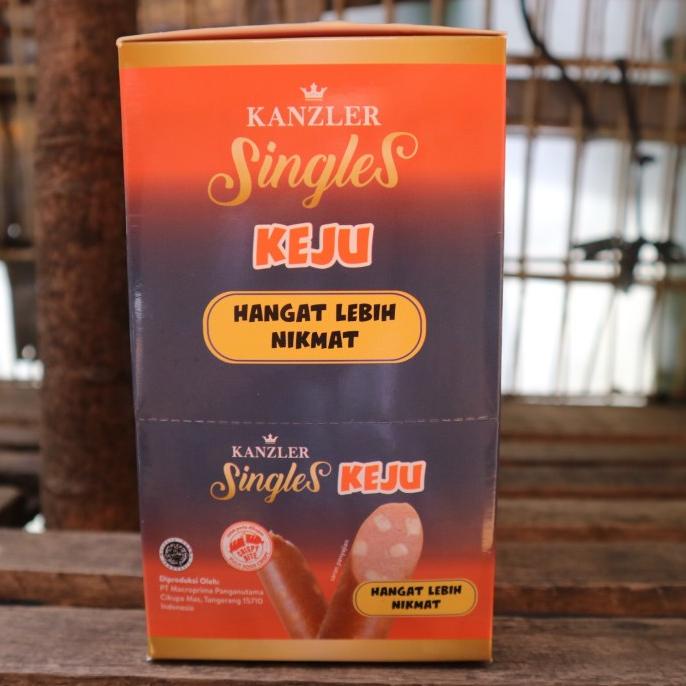 

MAKANAN BEKU / SOSIS KANZLER SINGLES KEJU 65 GR 1 BOX NON COD