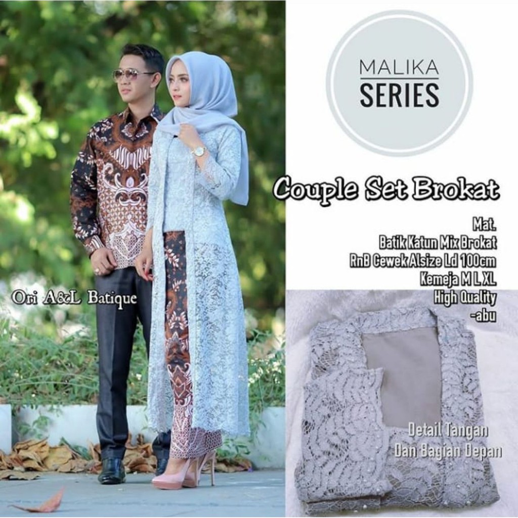 COUPLE SET BROKAT MALIKA KEBAYA COUPLE KUTUBARU KEBAYA COUPLE MODERN