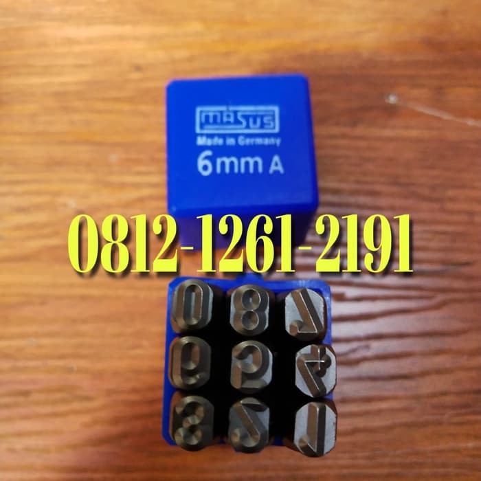 

MASUS Germany Angka Ketok 6 mm Stamp Punch Figure 0-9