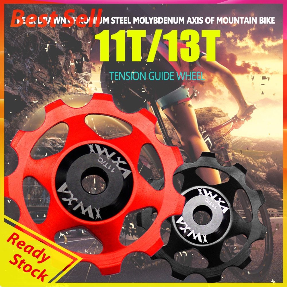 VMX 11T/13T Mountain Bike Aluminum Alloy Rear Derailleur Guide Wheel Pulley