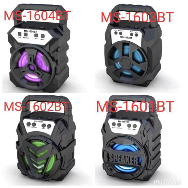 SPEAKER BLUETOOTH MULTIMEDIA MS-1604BT / MS-1603BT /MS-1602BT /MS-1601BT SPEAKER BLUETOOTH SUPERBASS