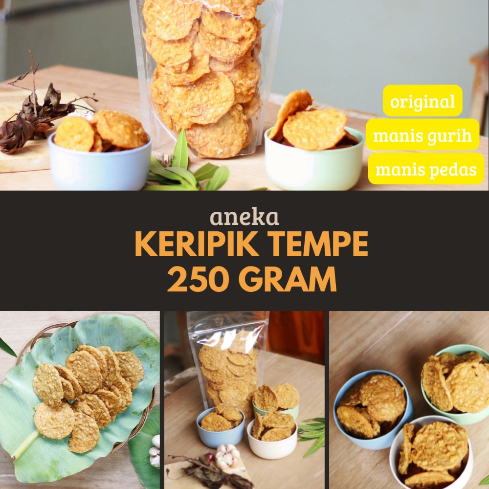 

Keripik Tempe Bandung 250 gram