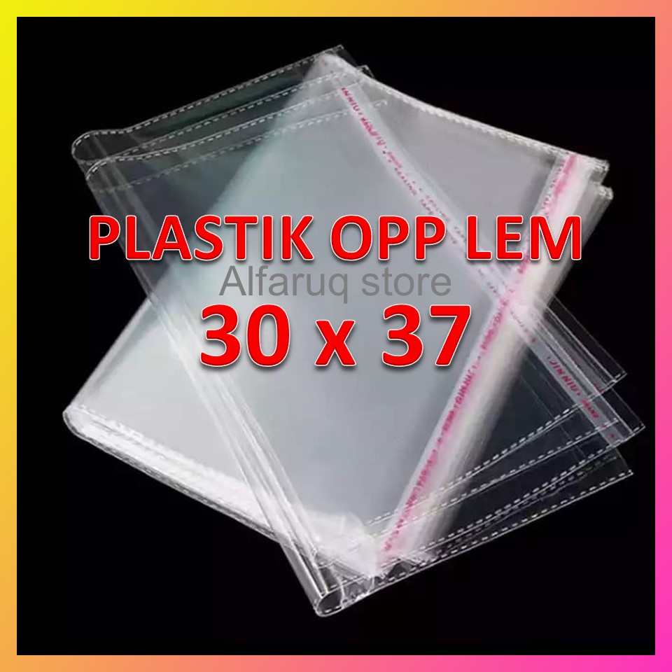 

Plastik OPP Lem 30x37 (100 Lembar) / Plastik OPP Seal / OPP Plastik
