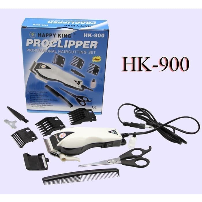 Hair Clipper HAPPY KING HK 900 alat cukur rambut cukuran pro salon set - SUPER PRO