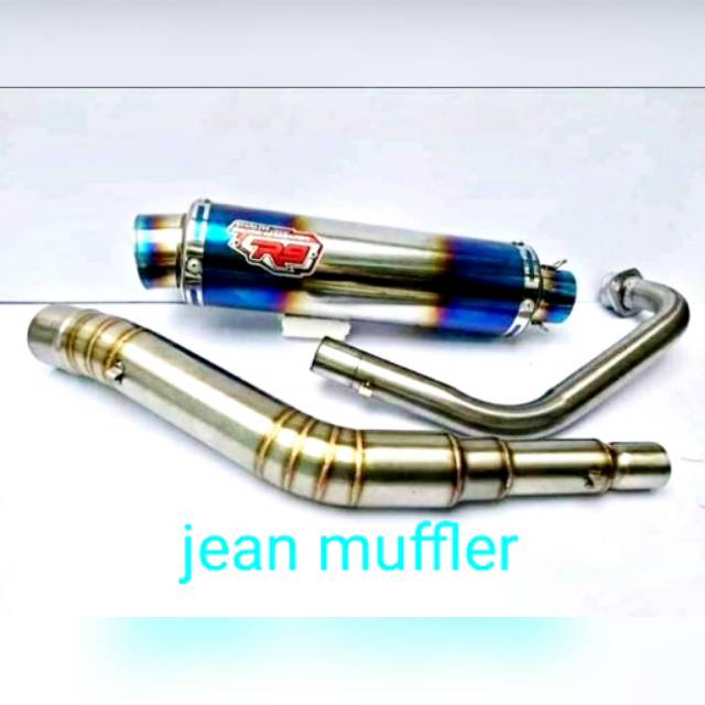 KNALPOT RACING R9 MUGELO R15 BISON SONIC150 SUPRA GTR DLL.KNALPOT R9 MUGELO