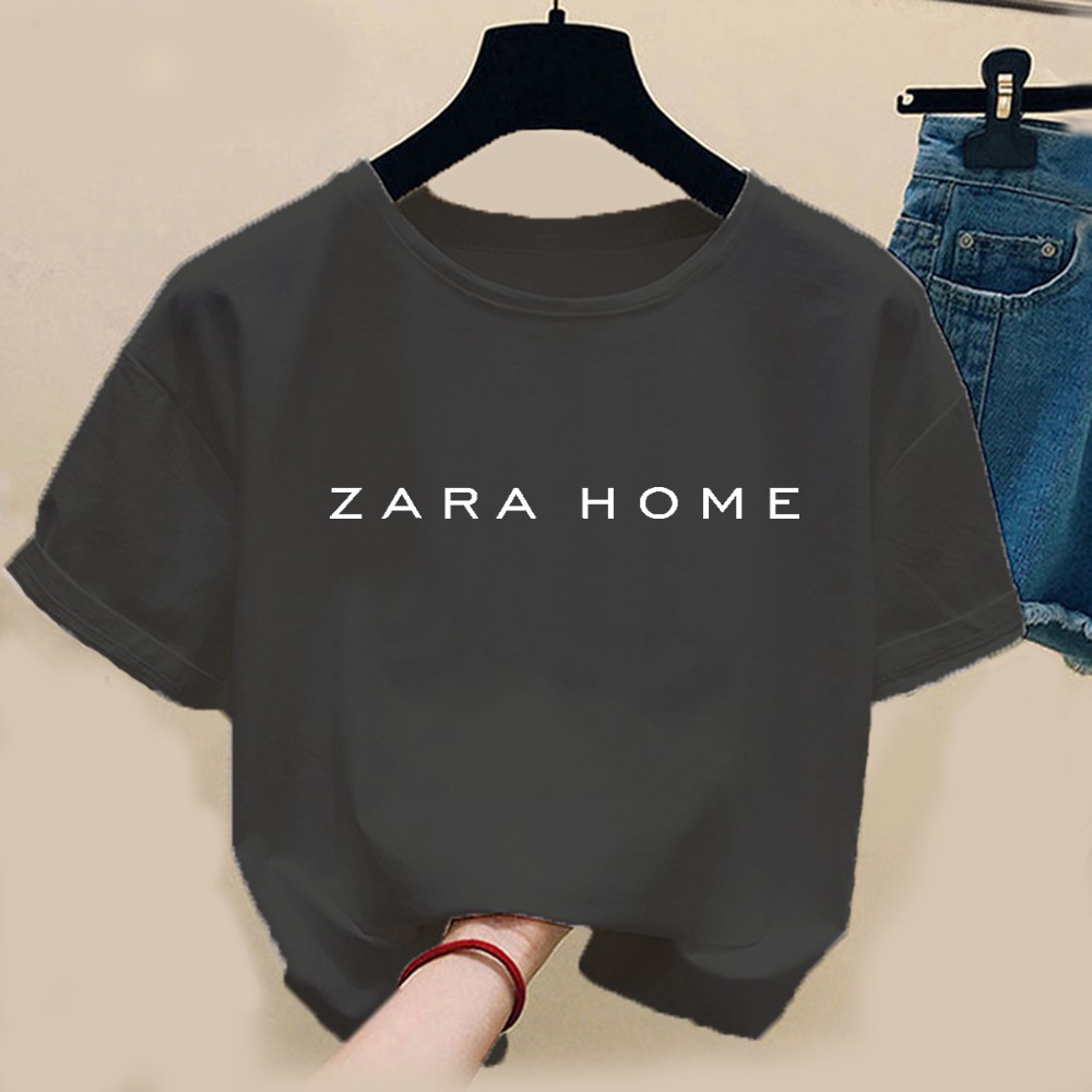 FLEURIR - KAOS ZARA HOME WANITA DEWASA LENGAN PENDEK TUMBLR TEE UNISEX