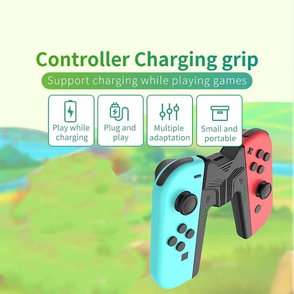 TOP Untuk Switch Joycon Plug and Play Gamepad Charger Charging Station Game Charging Grip