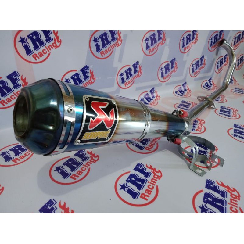 knalpot racing akrapovic jupiter mx 135 old,jupiter mx 135 new