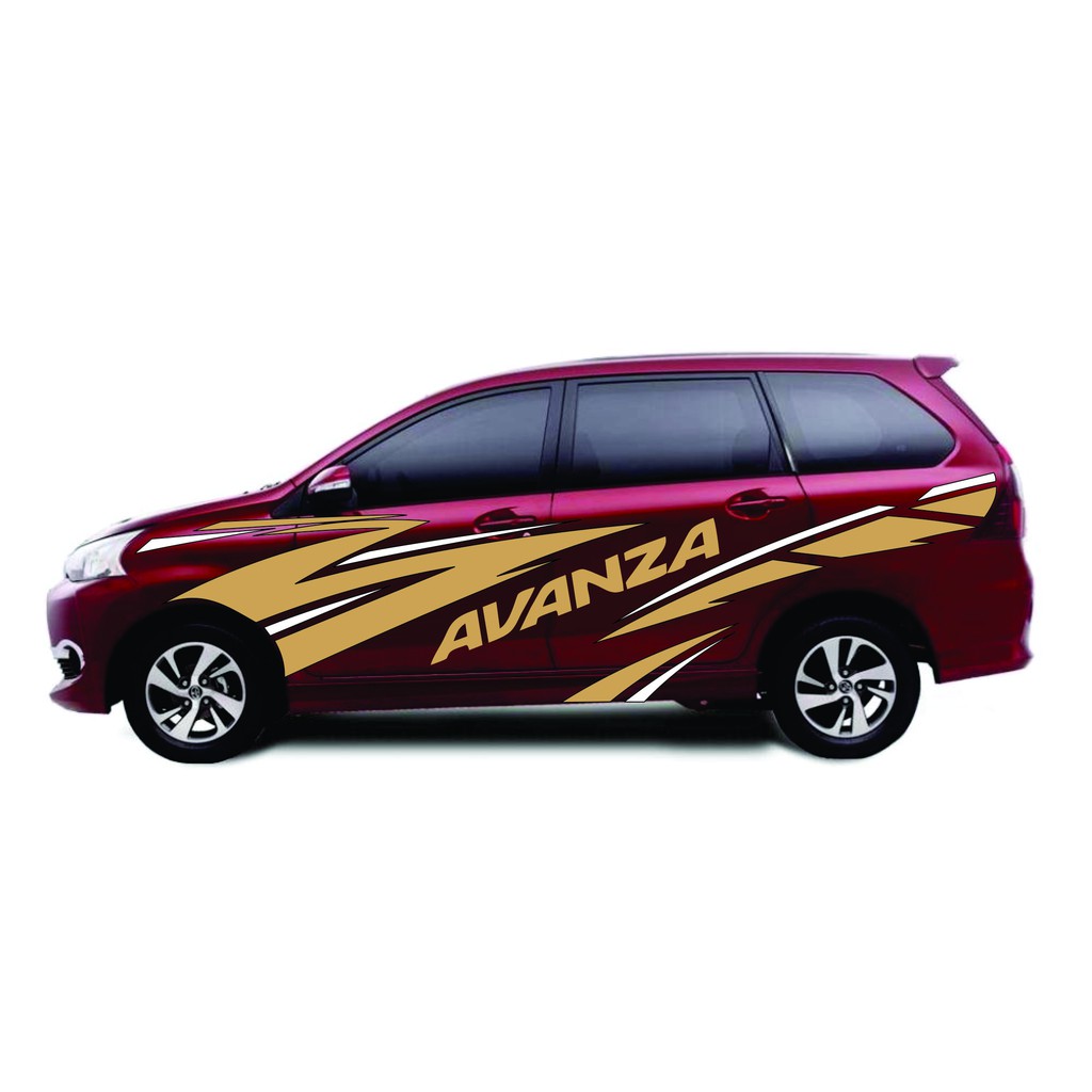 Jual Stiker Stripe Mobil Toyota Avanza Innova Calya Sigra Ayla Agya Dll Indonesia Shopee Indonesia