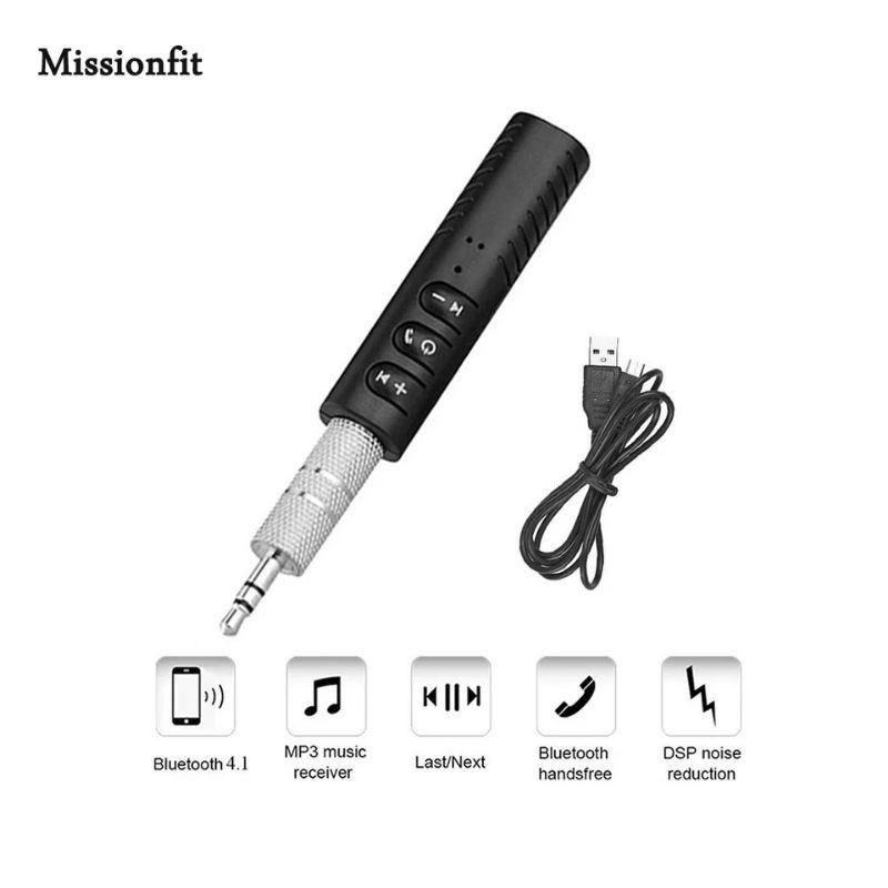 RECEIVER BLUETOOTH AUDIO JACK 3.5 MM AUX WIRELESS SAMBUNGAN MUSIC MUSIK ORIGINAL