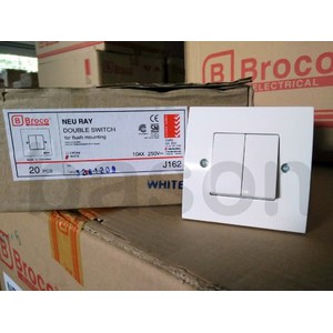 Broco J162 NEU RAY Double Switch - Saklar Seri