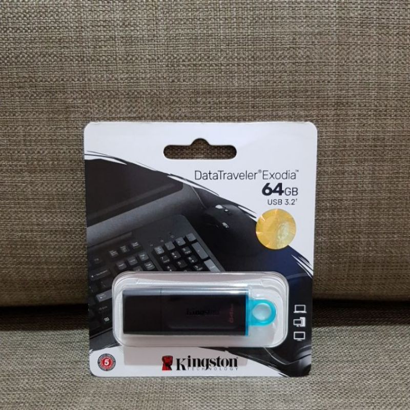 Flashdisk - Flash Disk USB 64GB Kingston Exodia 64GB USB 3.2 Asli Original