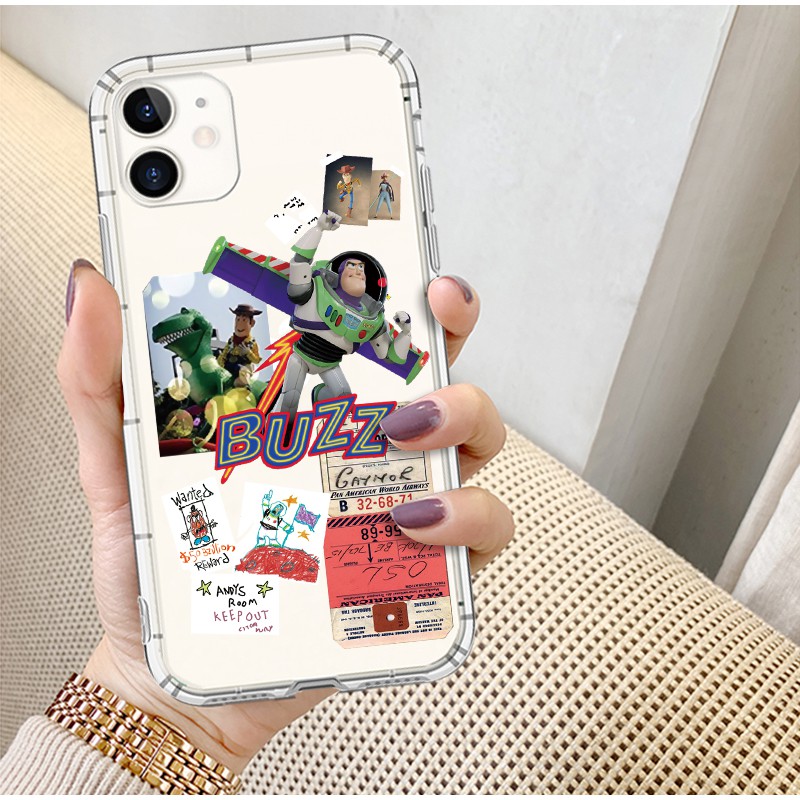 Disney Tony Story Cute Cartoon IPhone XR 11 13 Pro 12mini 12 Pro Max 6s 7 8 Plus TPU Cover Soft Transparent Lovely Case-5