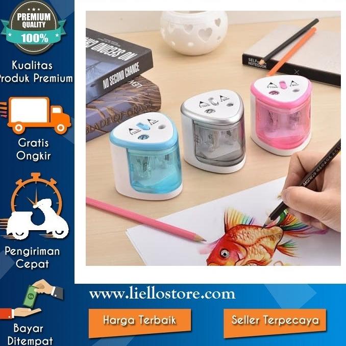 

[COD] Rautan Pensil Otomatis SILVER Electric Pencil Sharpener STOK TERBATAS Kode 616