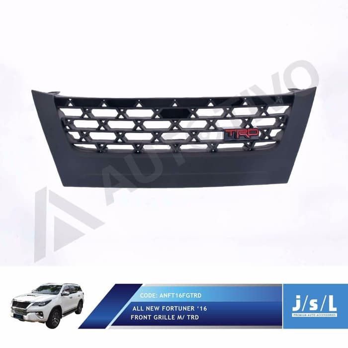 Grill Depan All New Fortuner Model TRD Black