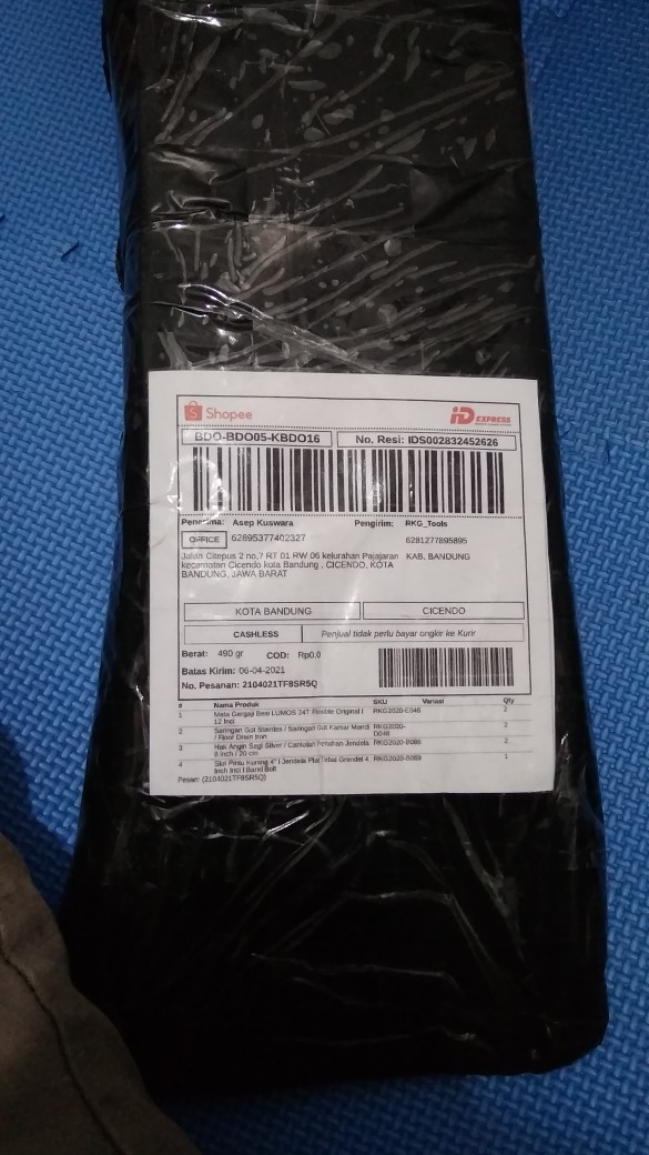 Slot Pintu Kuning 4 L Jendela Plat Tebal Grendel 4 Inch Inci L Barel Bolt