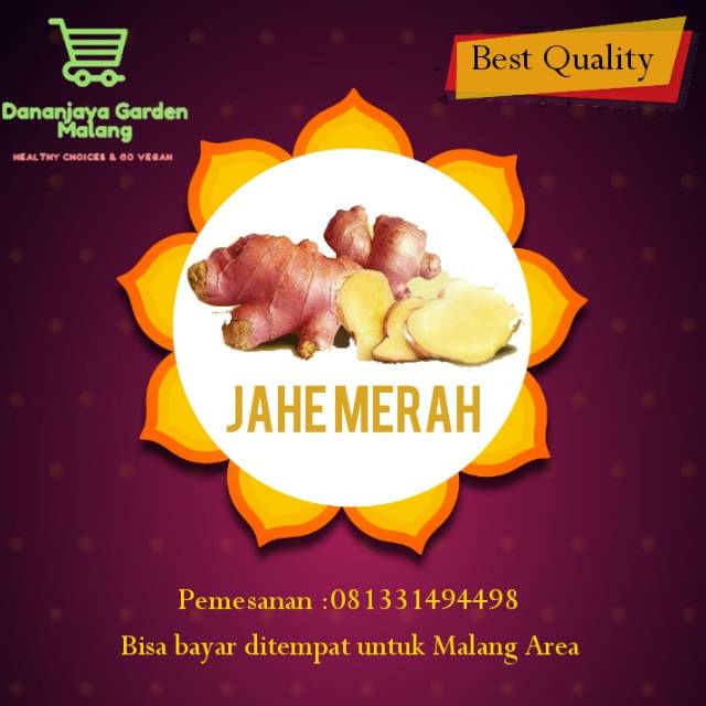 

Empon Empon Jahe Merah @250gr untuk Imunitas Tubuh