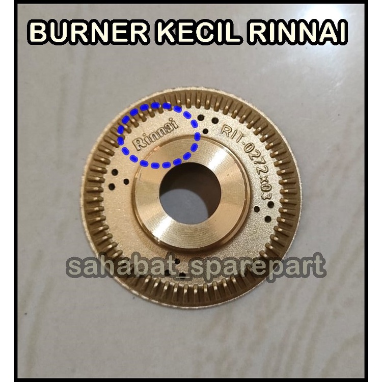 (PROMO) BURNER RINNAI KECIL KOMPOR RINNAI LOGO RINNAI 522 ORIGINAL