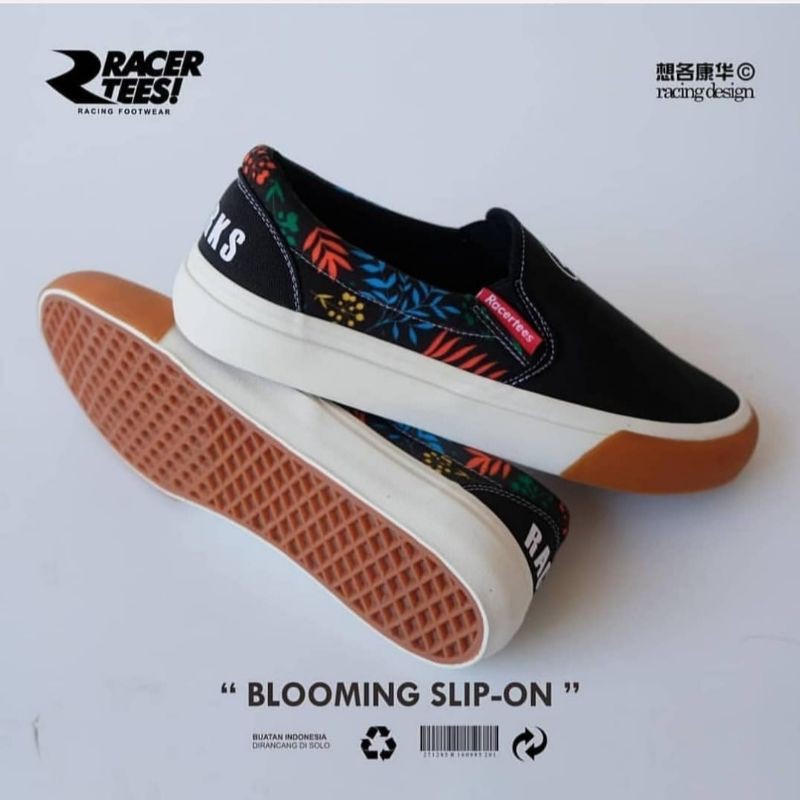 SEPATU BLOOMING SLIP ON 100% ORIGINAL RACERTEES RACING FOOTWEAR