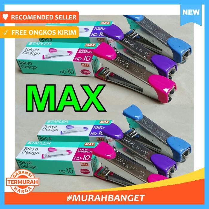 

Stapler Max Hd 10 Warna / Color / Pilih - Pengikat & Perekat - Staples