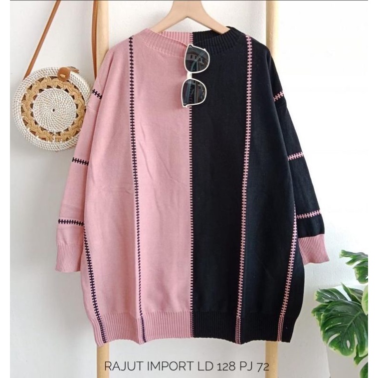 MIKAYLA RAJUT OVERSIZE TOP