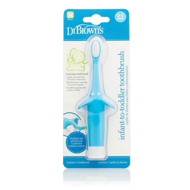 Dr.Brown's Infant To Toddler Toothbrush/ Sikat Gigi Bayi 0-3 Tahun