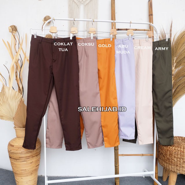 BAGGY PANTS AMERICAN DRILL (celana beggy panjang bagy wanita)-5