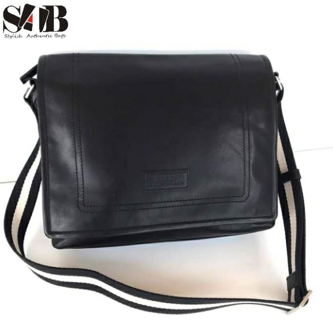 Bally Original - Tas Selempang Bally Tepolt Black Maroonlylyo