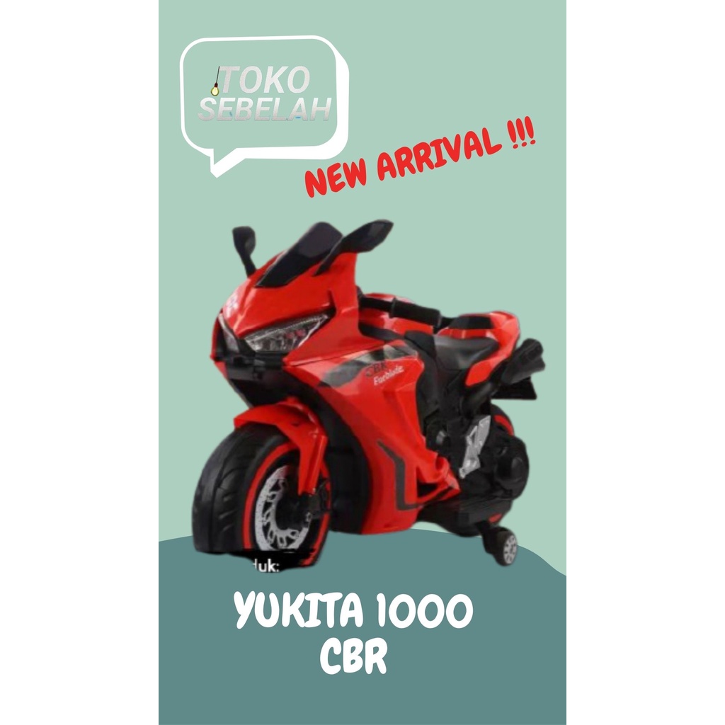 Mainan Anak Motor AKI YUKITA CBR - YUKITA 1000- Maenan Motoran Anak