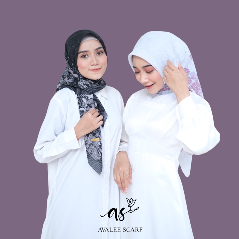 HIJAB MASKER AVALEE SCARF hijab set masker masker hijab AVALEE SCARF AGRALEEA premium kerudung segi 