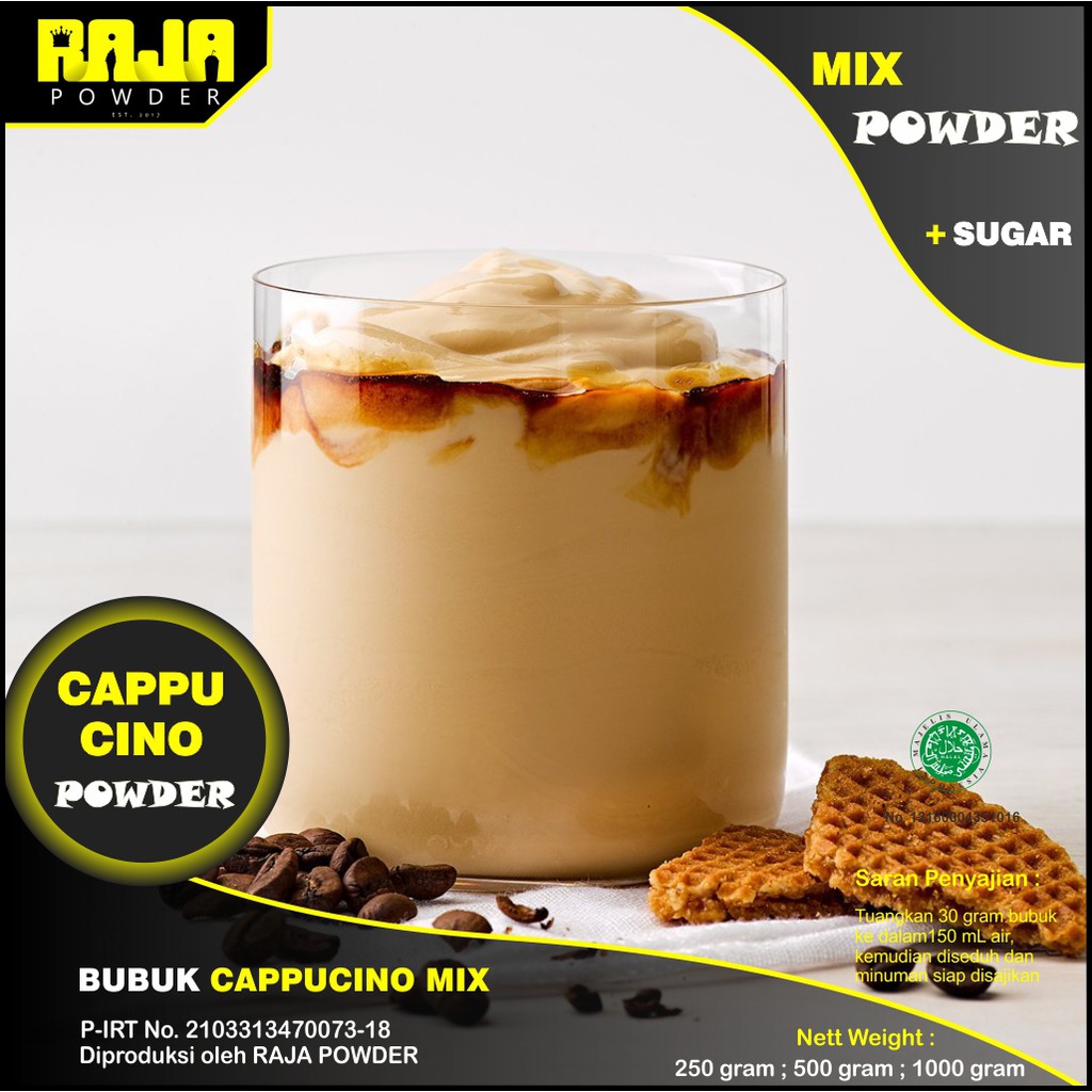 

Bubuk Cappucino Bubuk Minuman Cappucino Powder 1 kg / 1000 gram