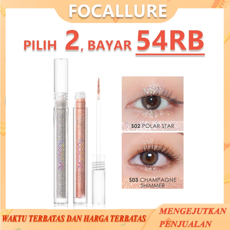 Focallure Starlight Shimmer Liquid Eyeshadow Long Lasting Eye Shadow Makeup