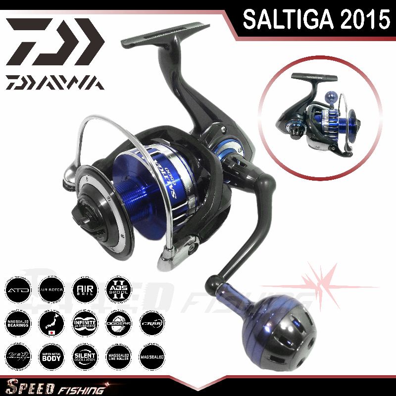 Reel Daiwa Saltiga Model 2015 Daiwa Saltiga 6500 5000 4500 4000 3500 Saltiga Made In Japan 6500 5000