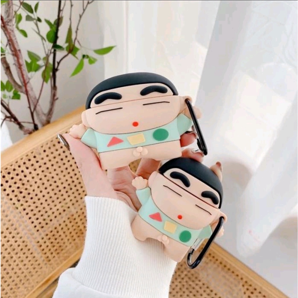 Crayon Shinchan Silicone Airpods 1 2 Airpods Pro Case cover Casing