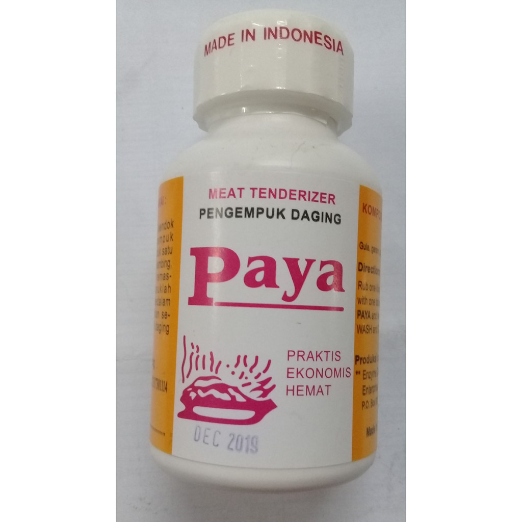 

paya pengempuk daging 70 gr