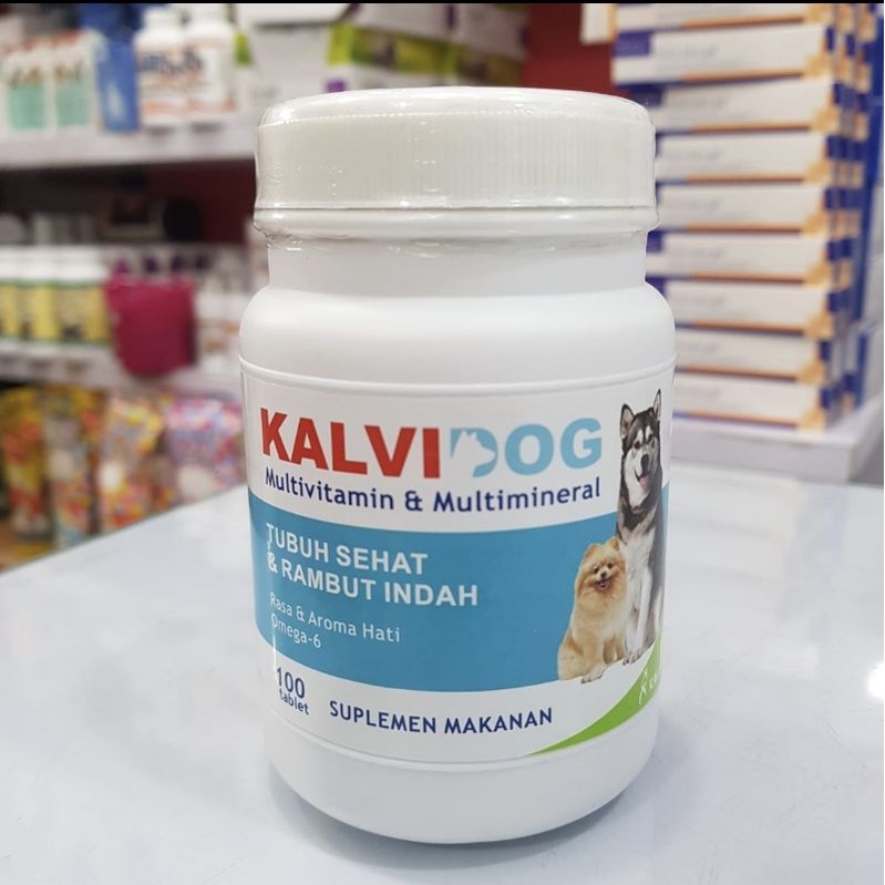 Vitamin KALVI DOG /Suplemen vitamin Anjing Kalvi Dog