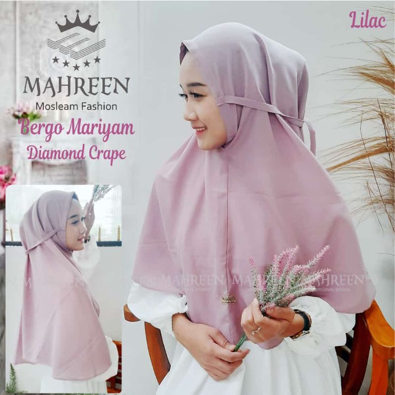 Ori mahreen hijab mariyam diamond crape