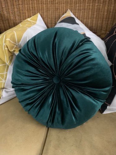 Ready Stok Bantal Sofa Bulat Labu Glossy Pillow Round