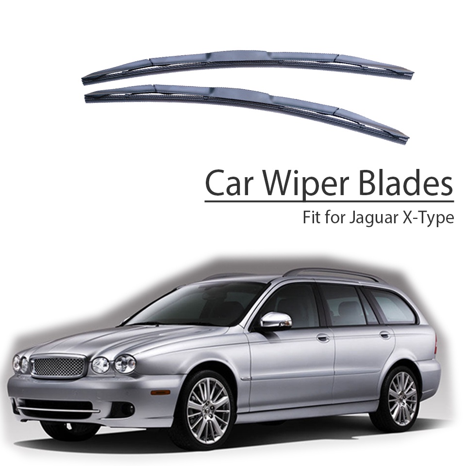 1 Set Karet Wiper Kaca Depan Mobil Untuk Jaguar X-type 2009-2001