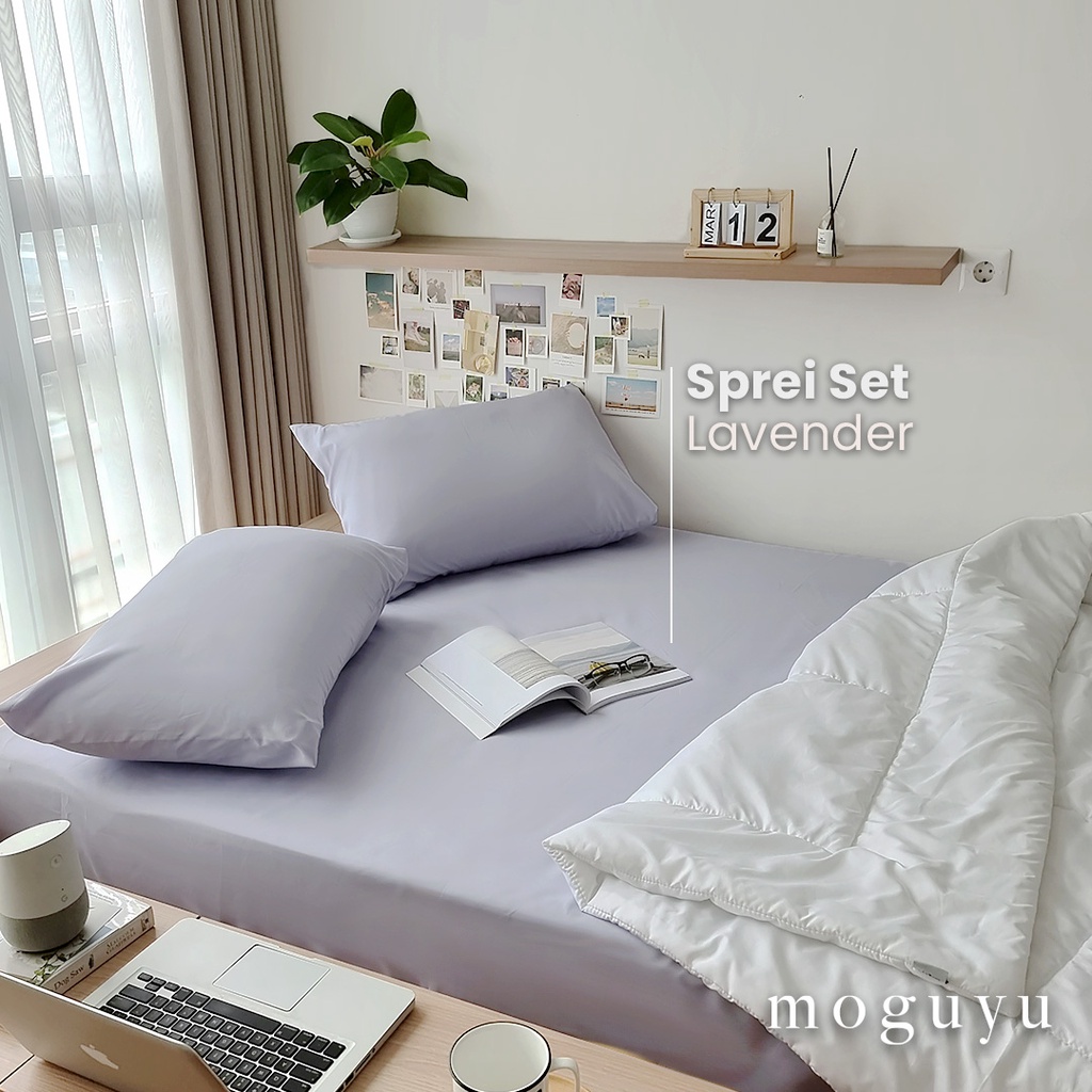 Sprei Set - Microtex - Seri Aesthetic - Ukr 160, 180 dan 200 x 200 [SPREI MOMO]