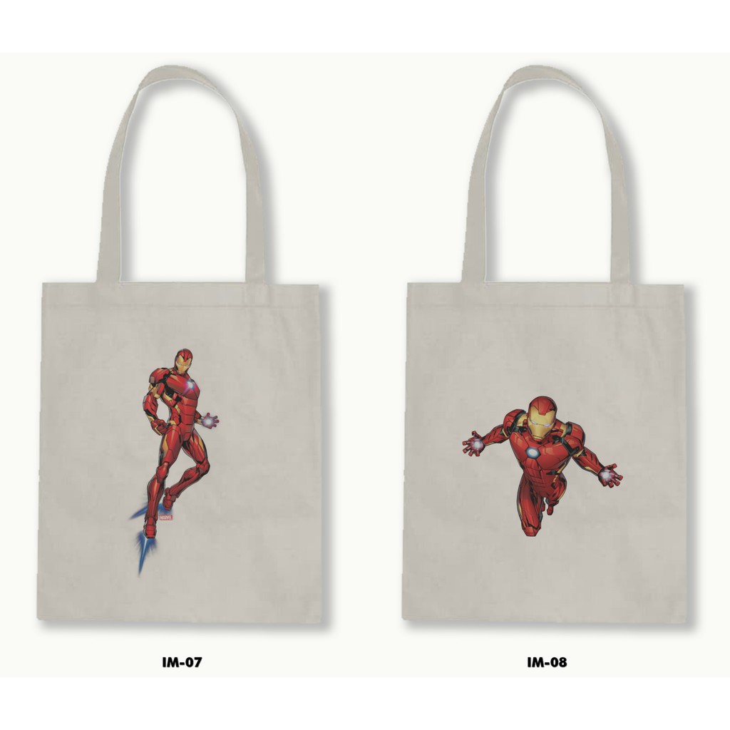 TOTE BAG BLACU - IRON MAN