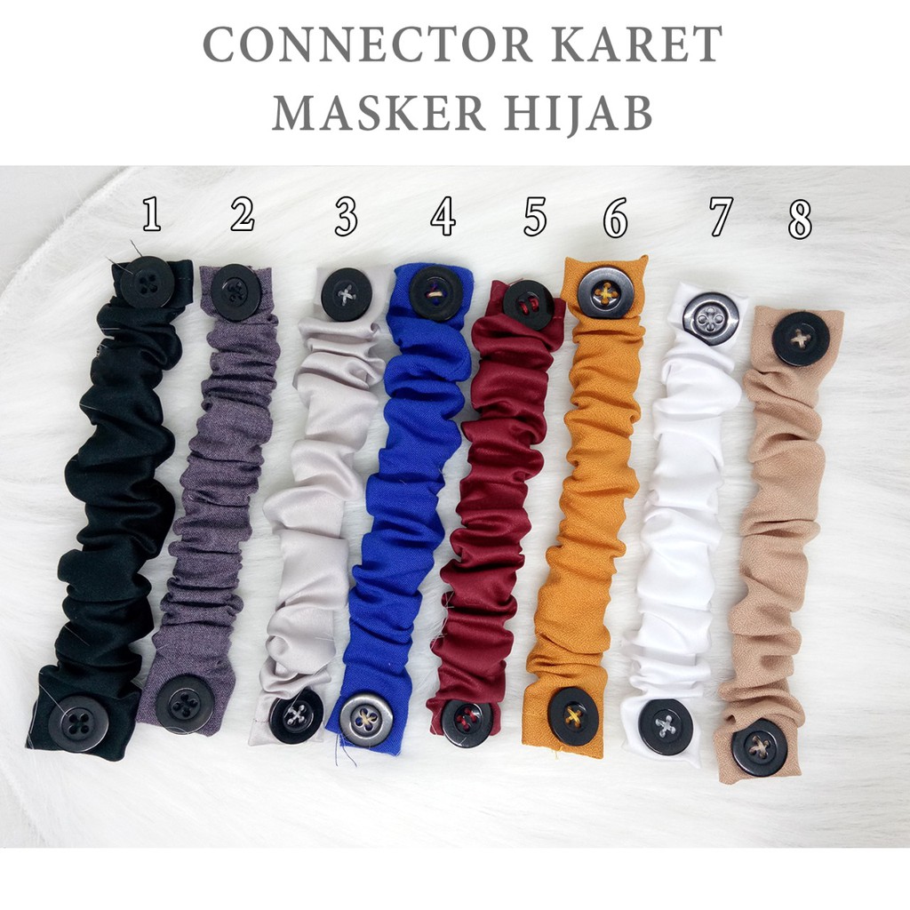  Konektor  Masker  Hijab Pengait Masker  Hijab Connector 