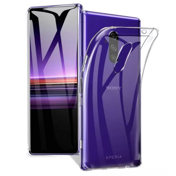 Case Sony Xperia 1 / Xperia XZ4 Silikon Clear Transfaran Softbank Global