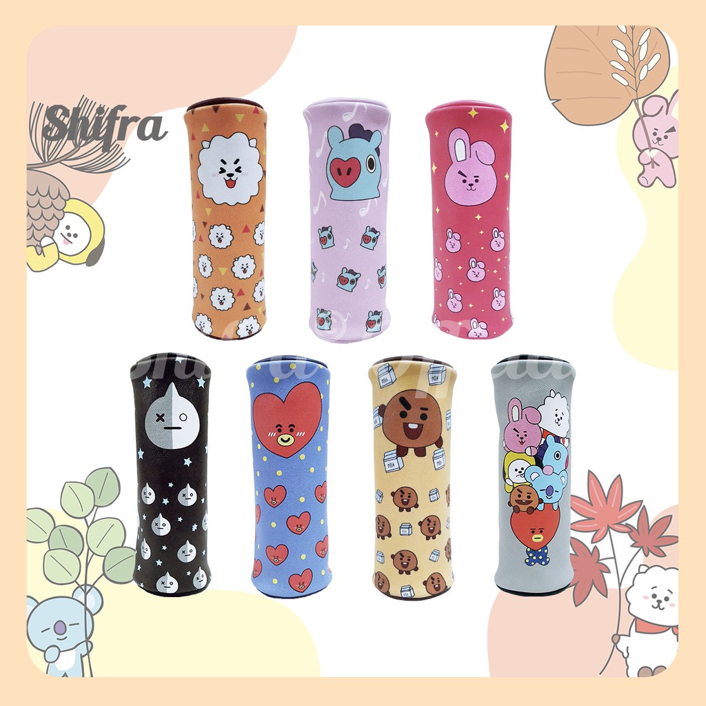 TEMPAT PENSIL TABUNG KARAKTER BT21 UNIK LUCU WANITA LAKI LAKI SHIFRA